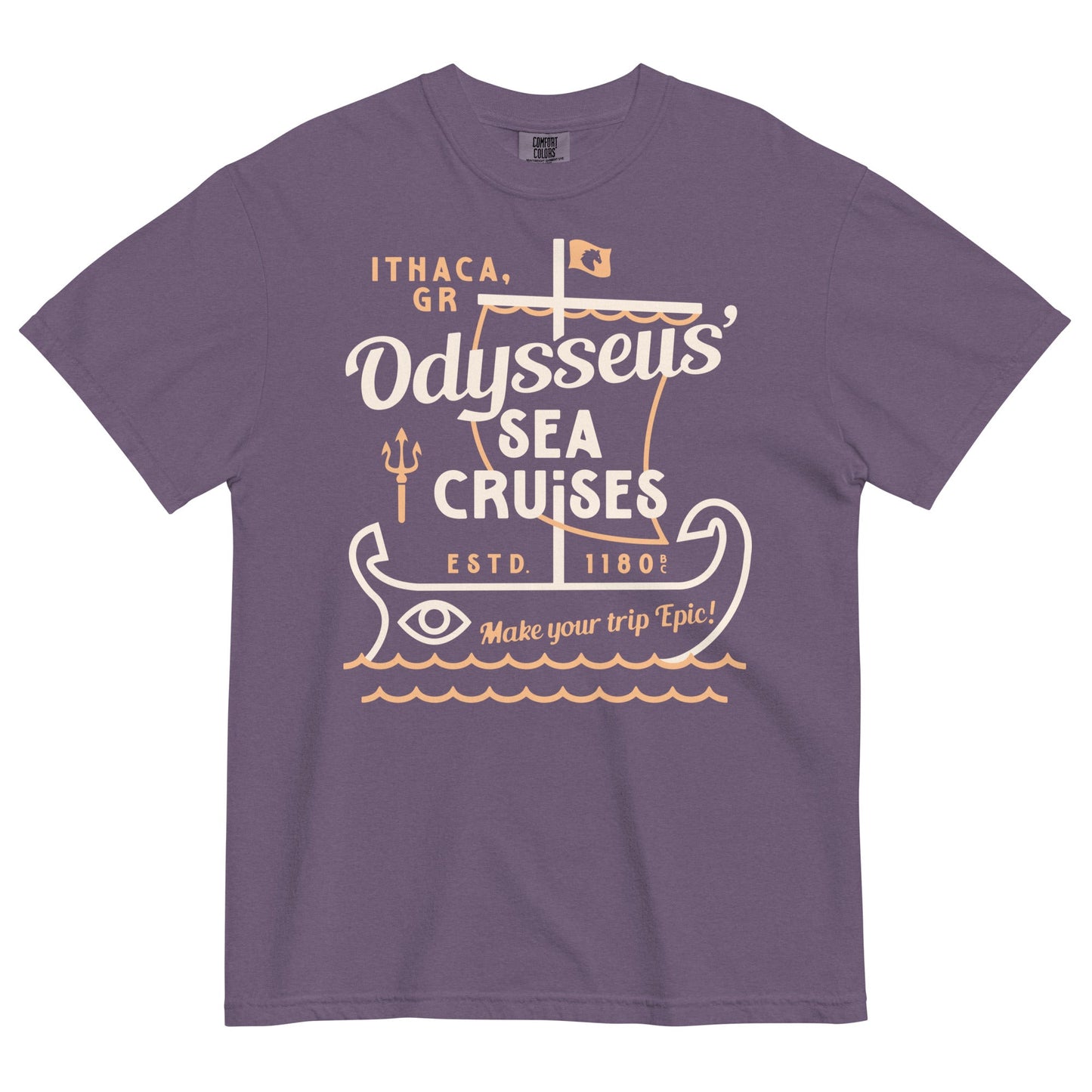 Odysseus Sea Cruises Men's Relaxed Fit Tee