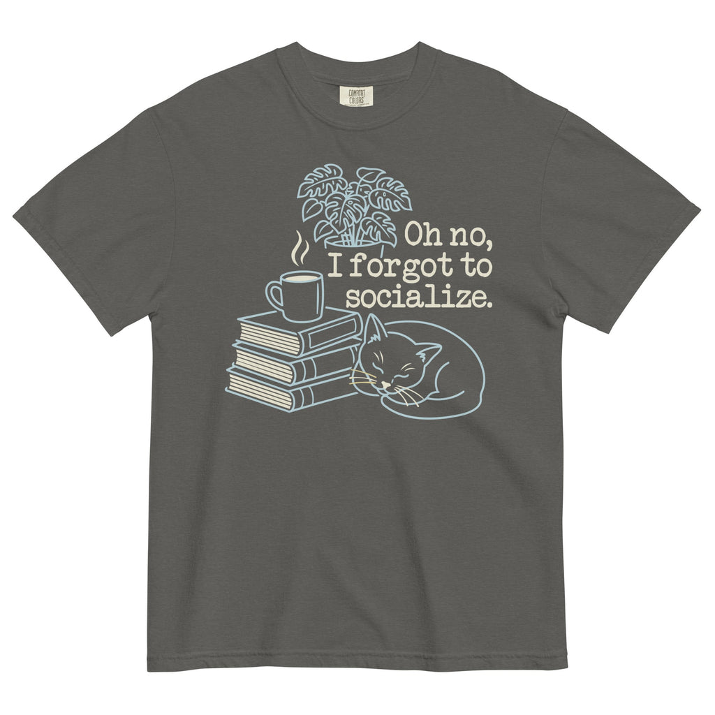 Oh No, I Forgot To Socialize Men's Relaxed Fit Tee