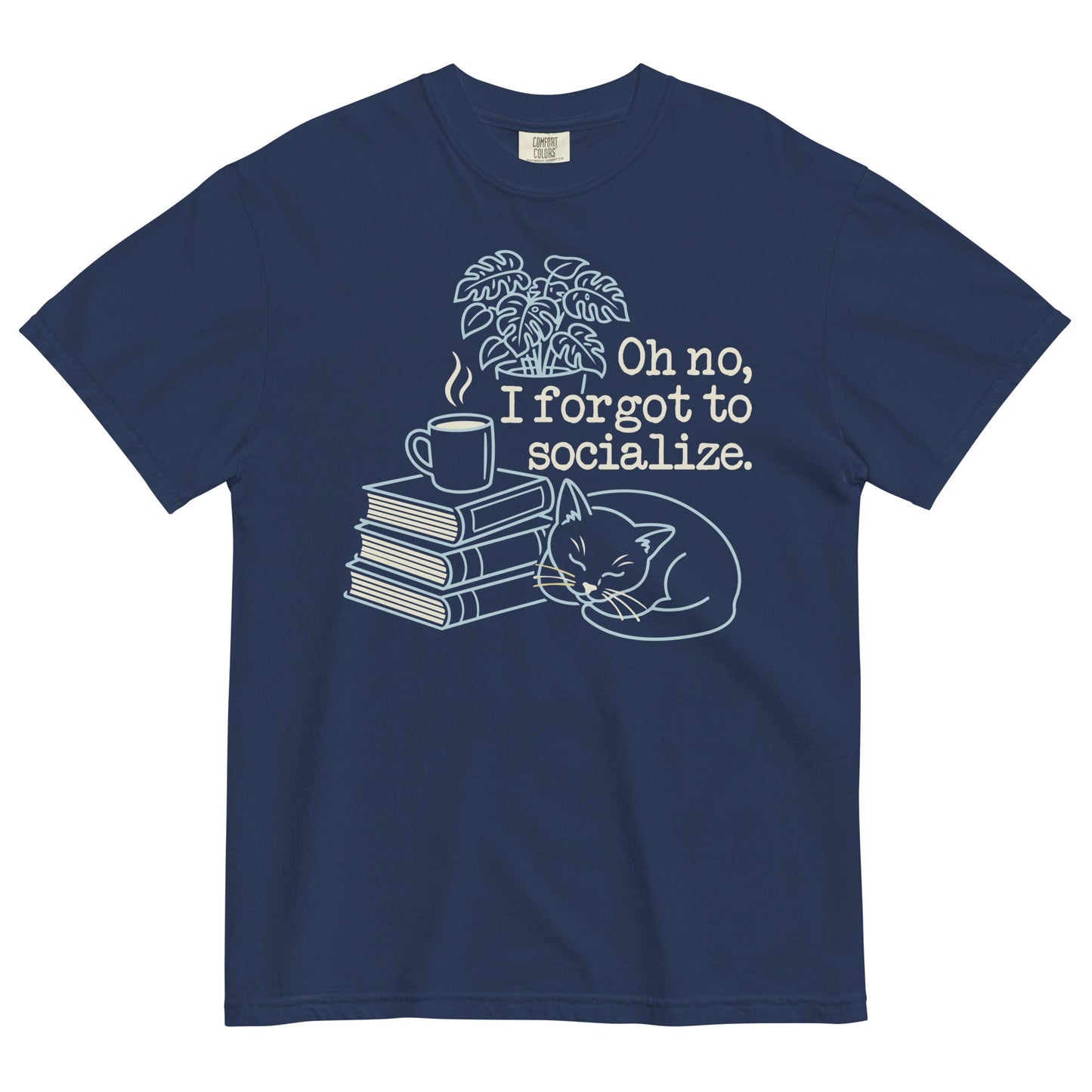 Oh No, I Forgot To Socialize Men's Relaxed Fit Tee