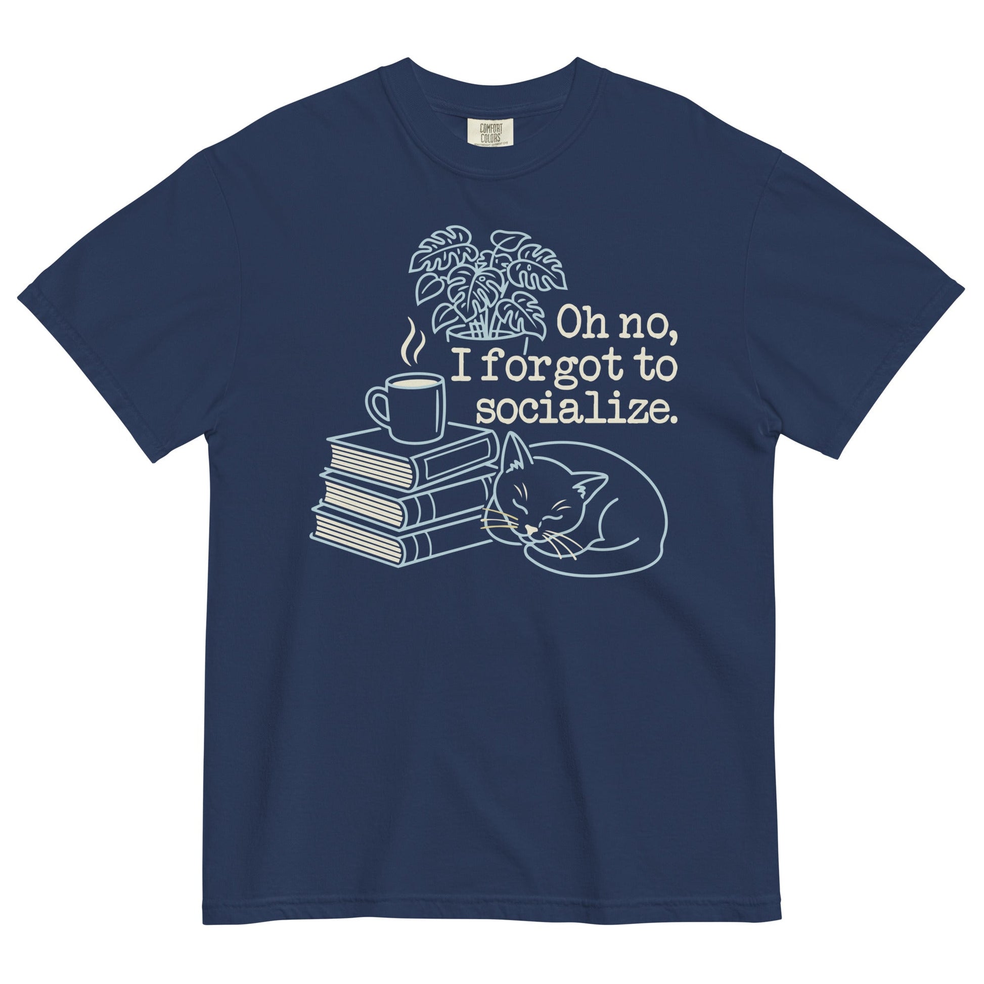 Oh No, I Forgot To Socialize Men's Relaxed Fit Tee