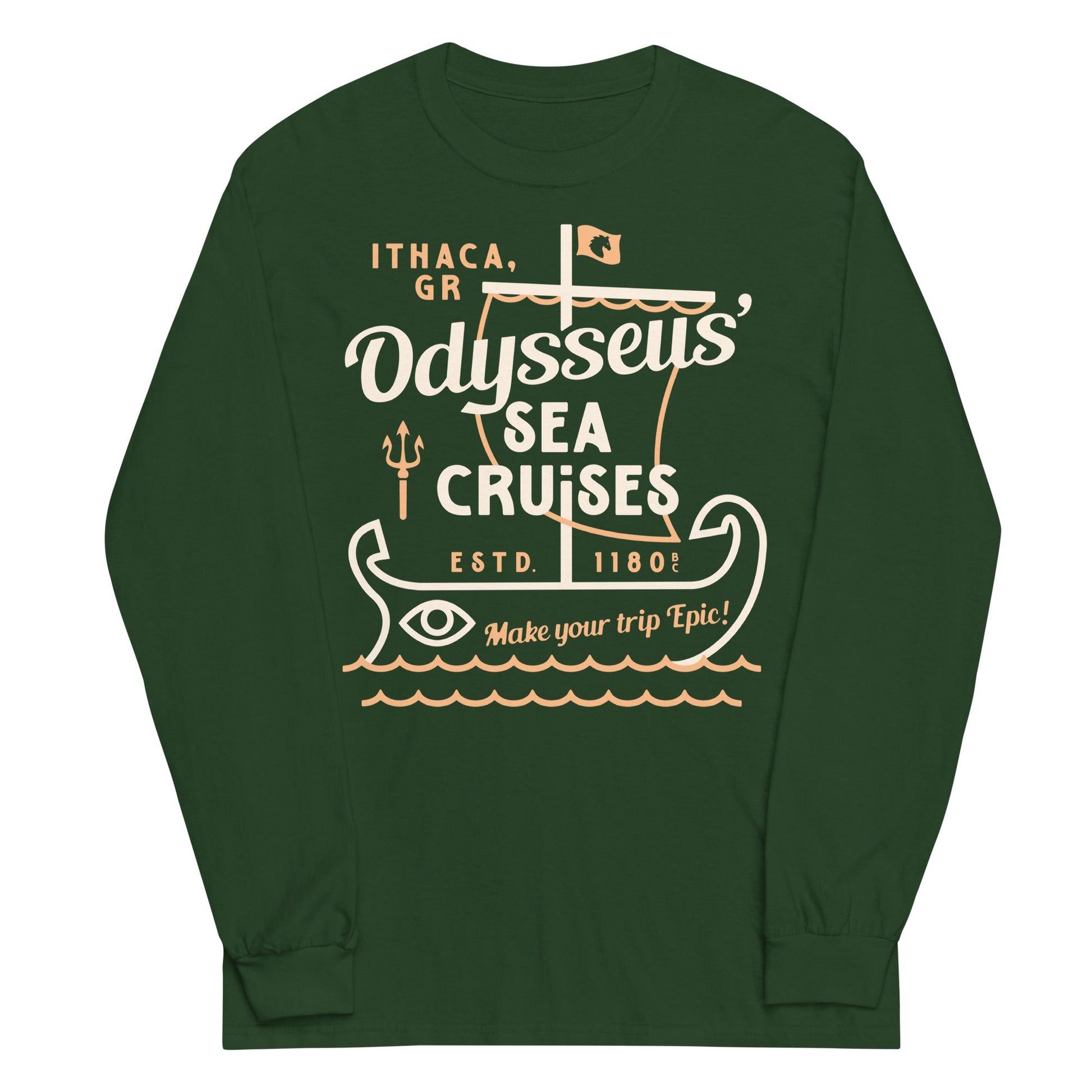 Odysseus Sea Cruises Unisex Long Sleeve Tee
