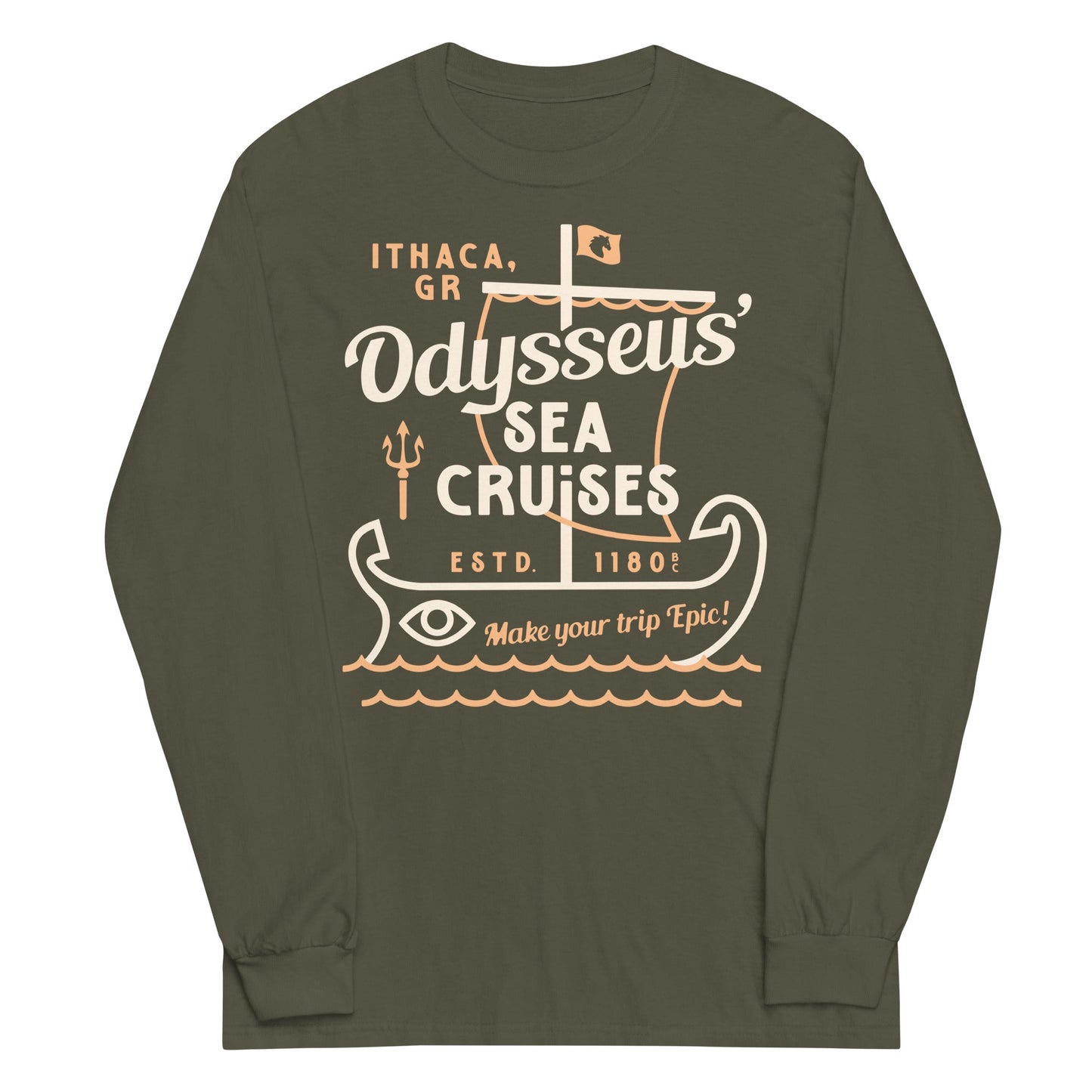 Odysseus Sea Cruises Unisex Long Sleeve Tee