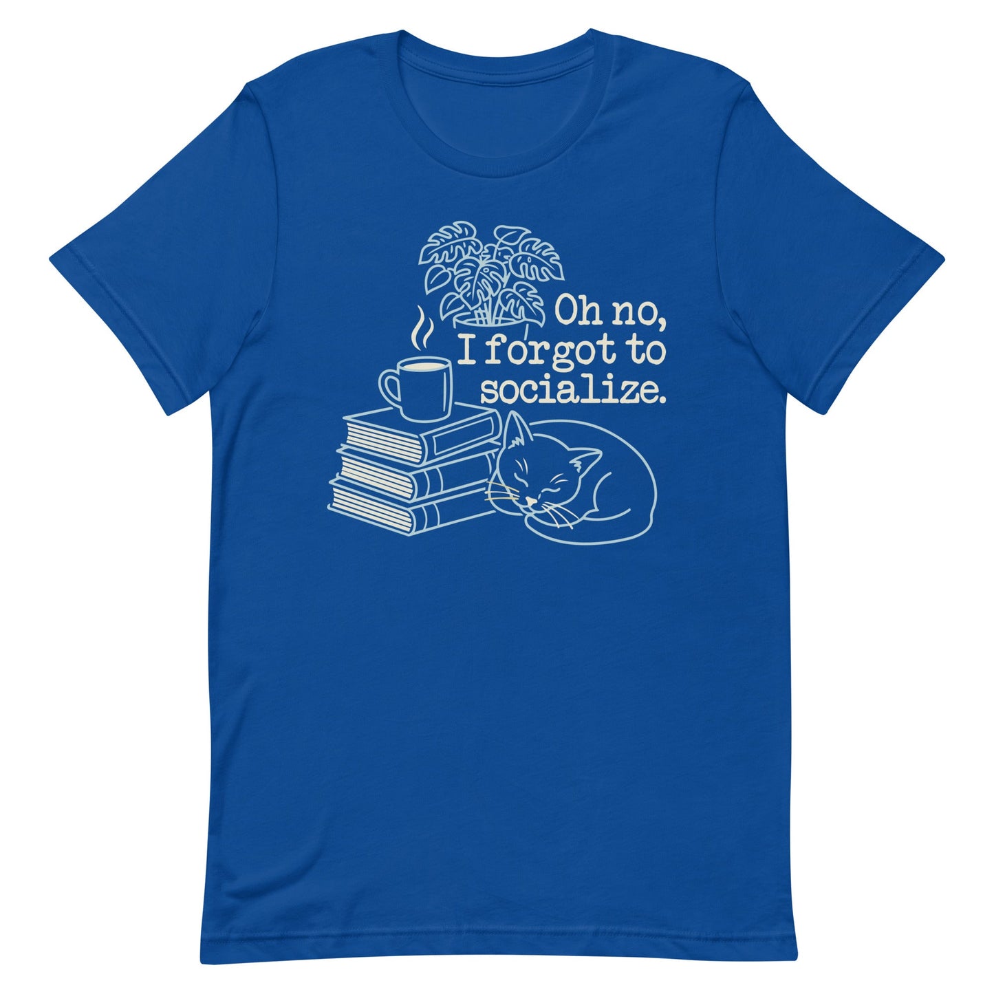 Oh No, I Forgot To Socialize Men's Signature Tee