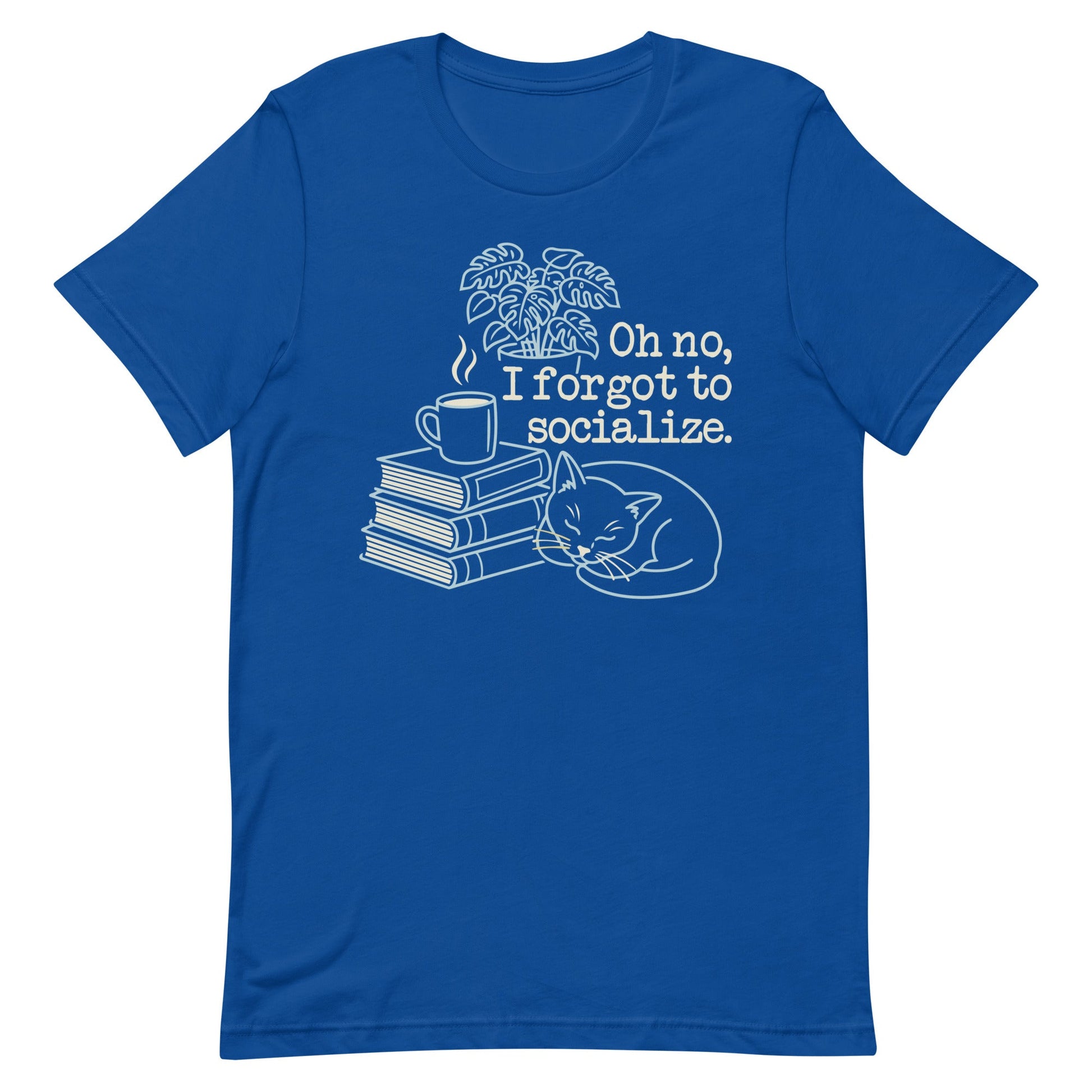 Oh No, I Forgot To Socialize Men's Signature Tee