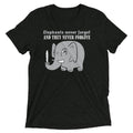 Elephants Never Forgive Men's Tri-Blend Tee