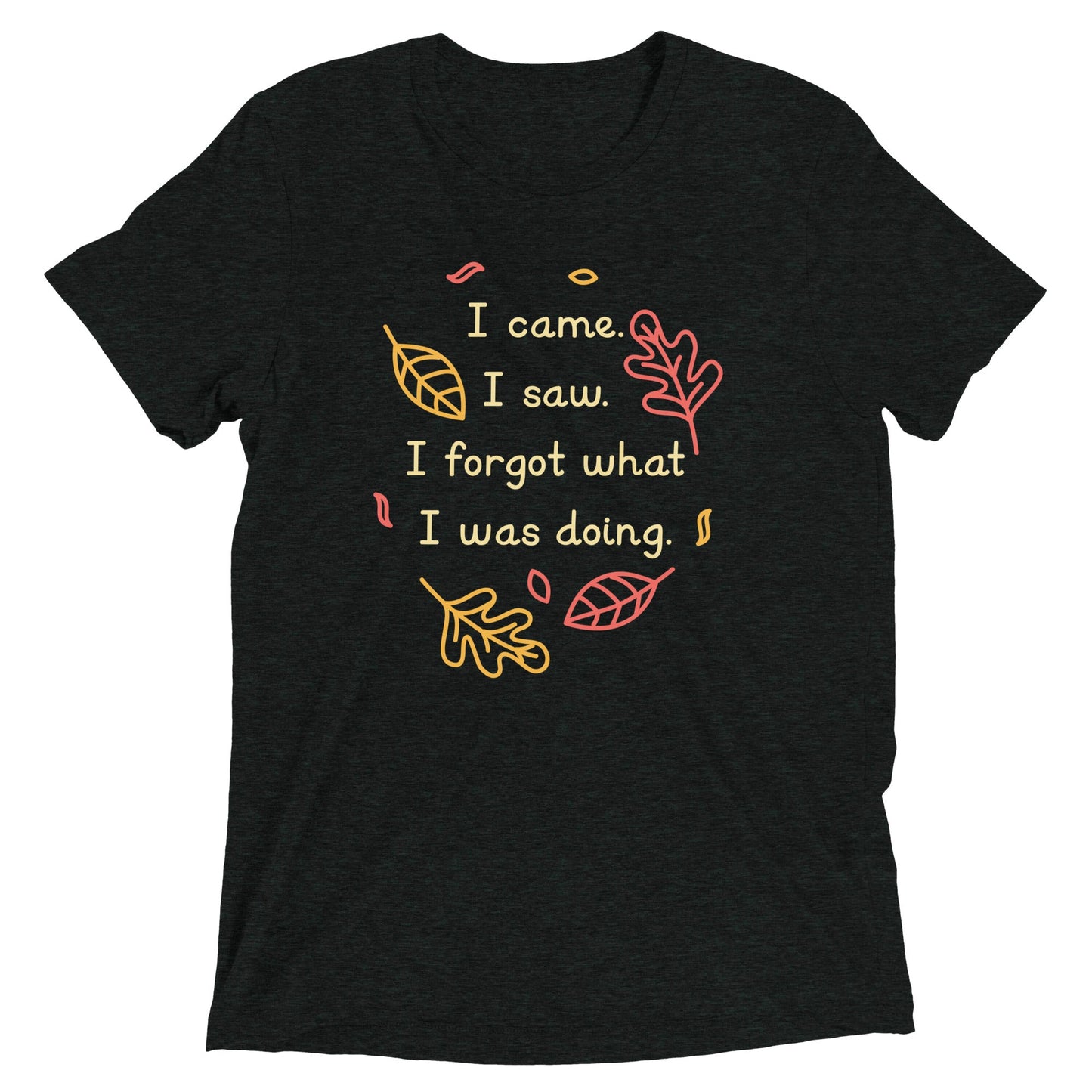 I Came. I Saw. I Forgot What I Was Doing. Men's Tri-Blend Tee
