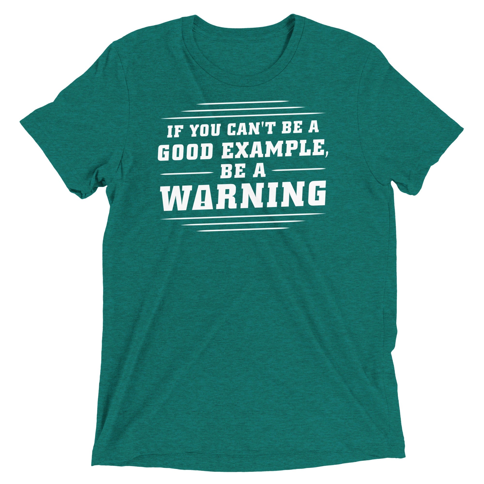 Be A Warning Men's Tri-Blend Tee