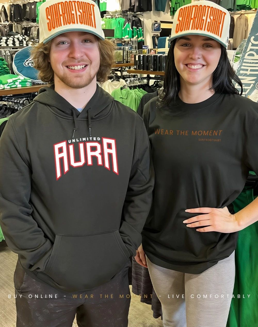 Unlimited Aura Baseball logo shirt