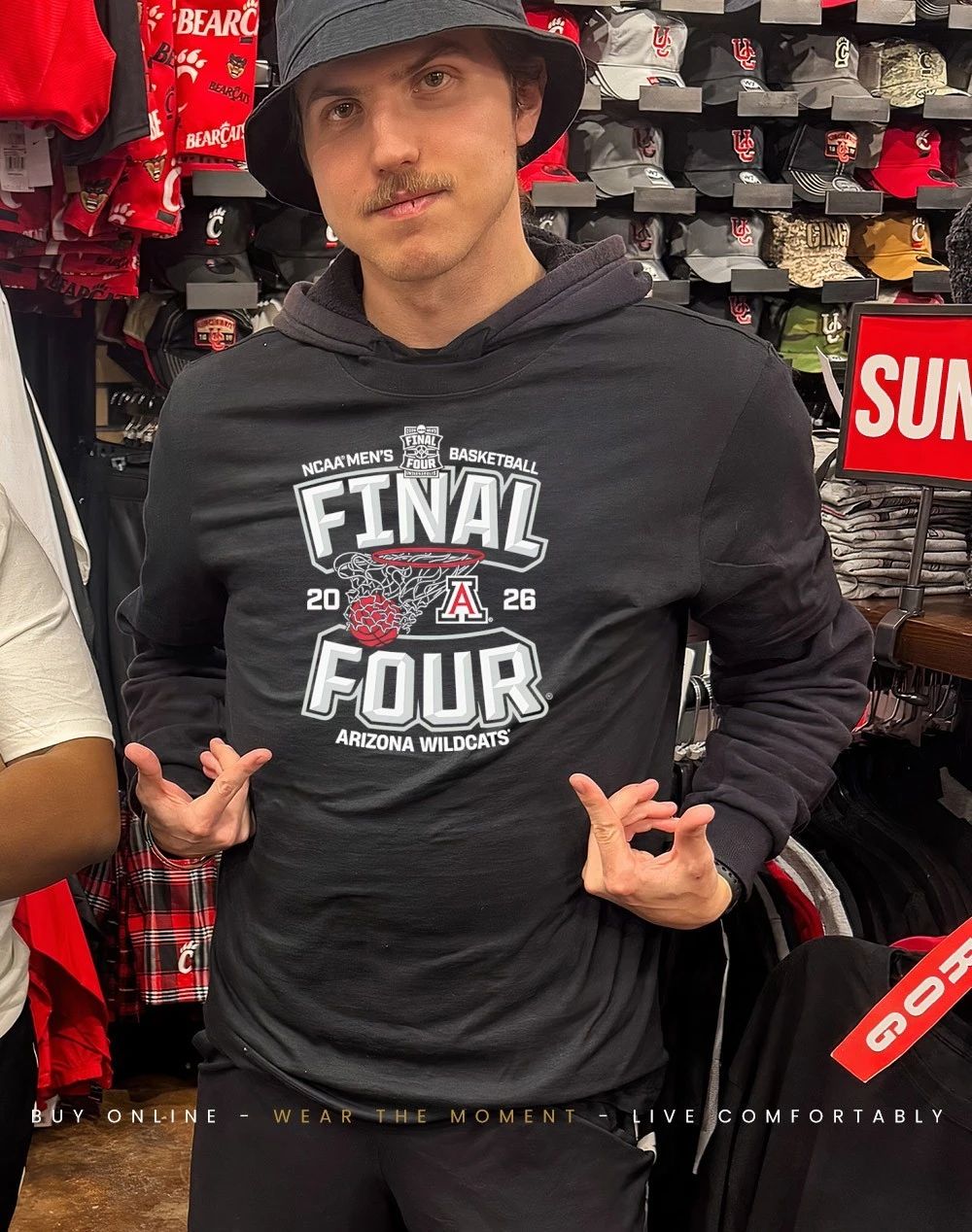 Arizona Men’s Basketball 2026 Final Four March Madness Hoop shirt
