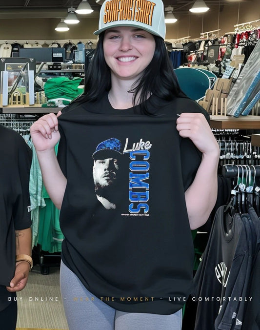 Luke Combs My Kinda Saturday Night Tour 2026 shirt
