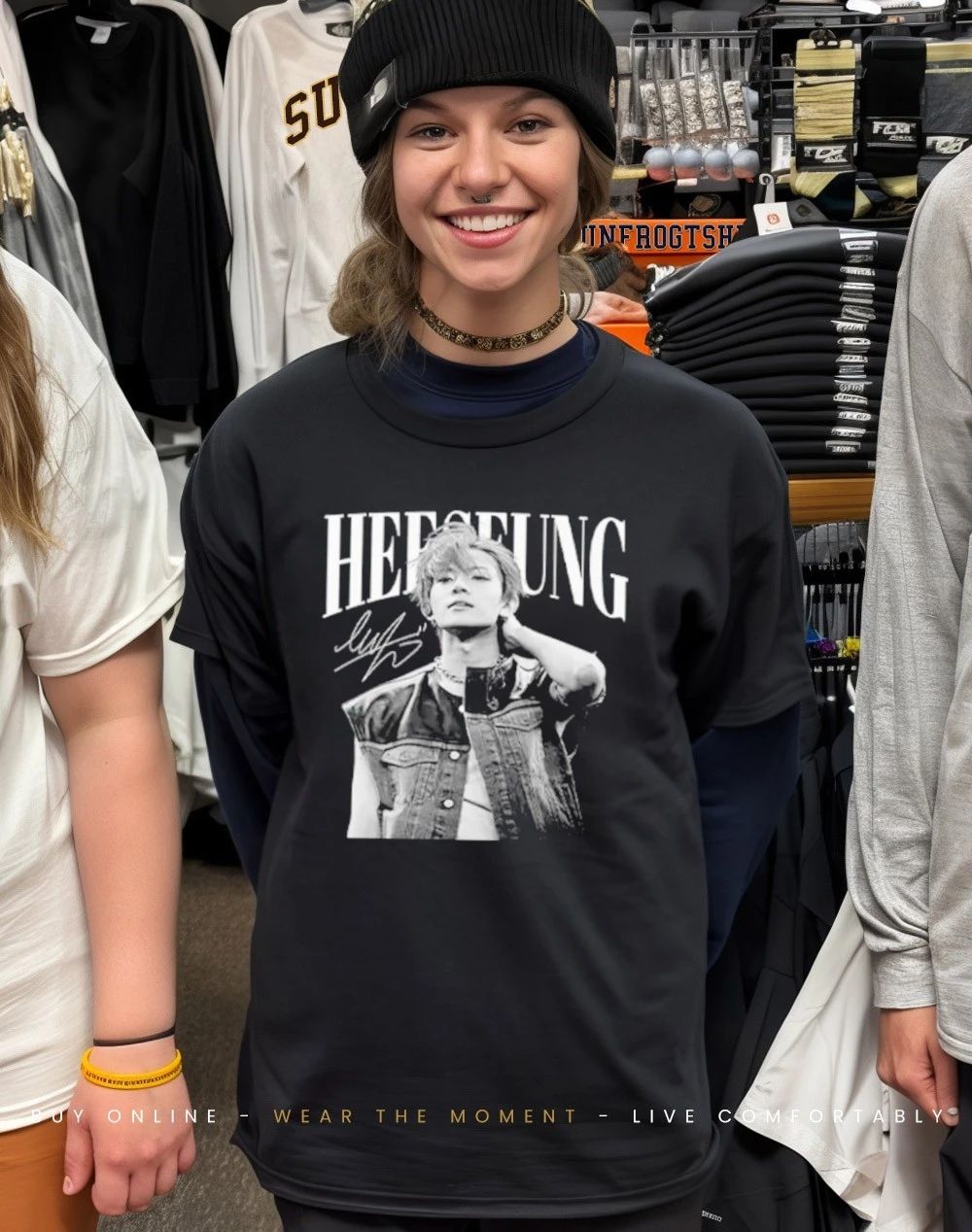 Heeseung signature graphic shirt