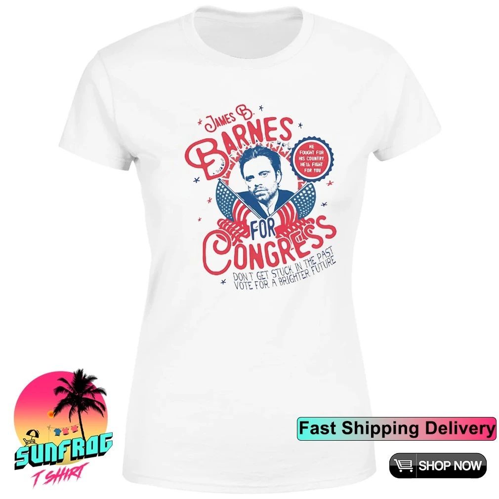 James Barnes for congress don’t get stuck in the past vote for a brighter future shirt
