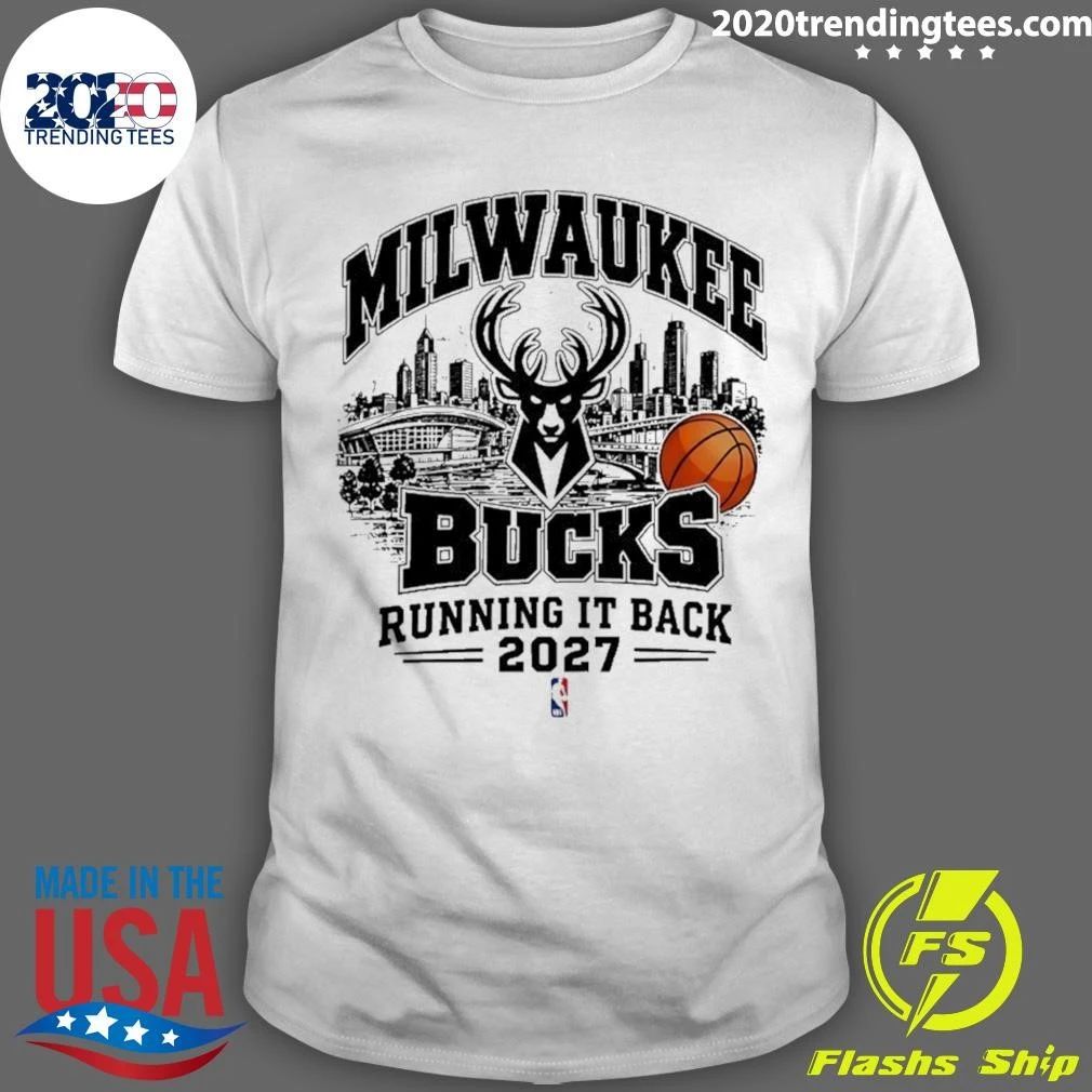 Milwaukee Bucks Basketball Running It Back 2027 Nba Shirt