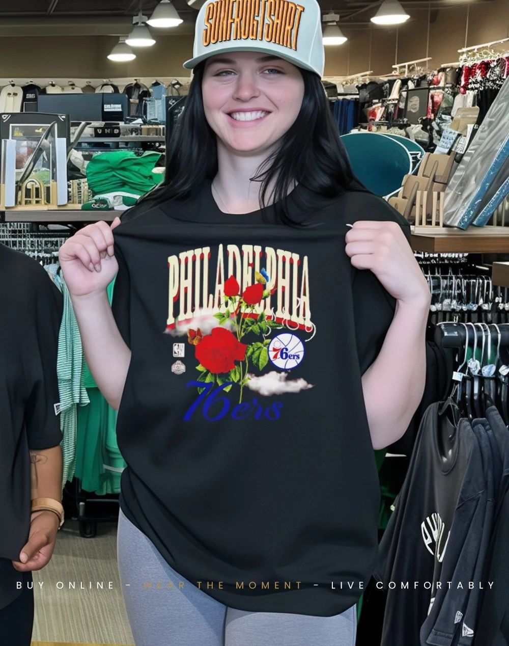 Philadelphia 76ers Floral Graphic shirt
