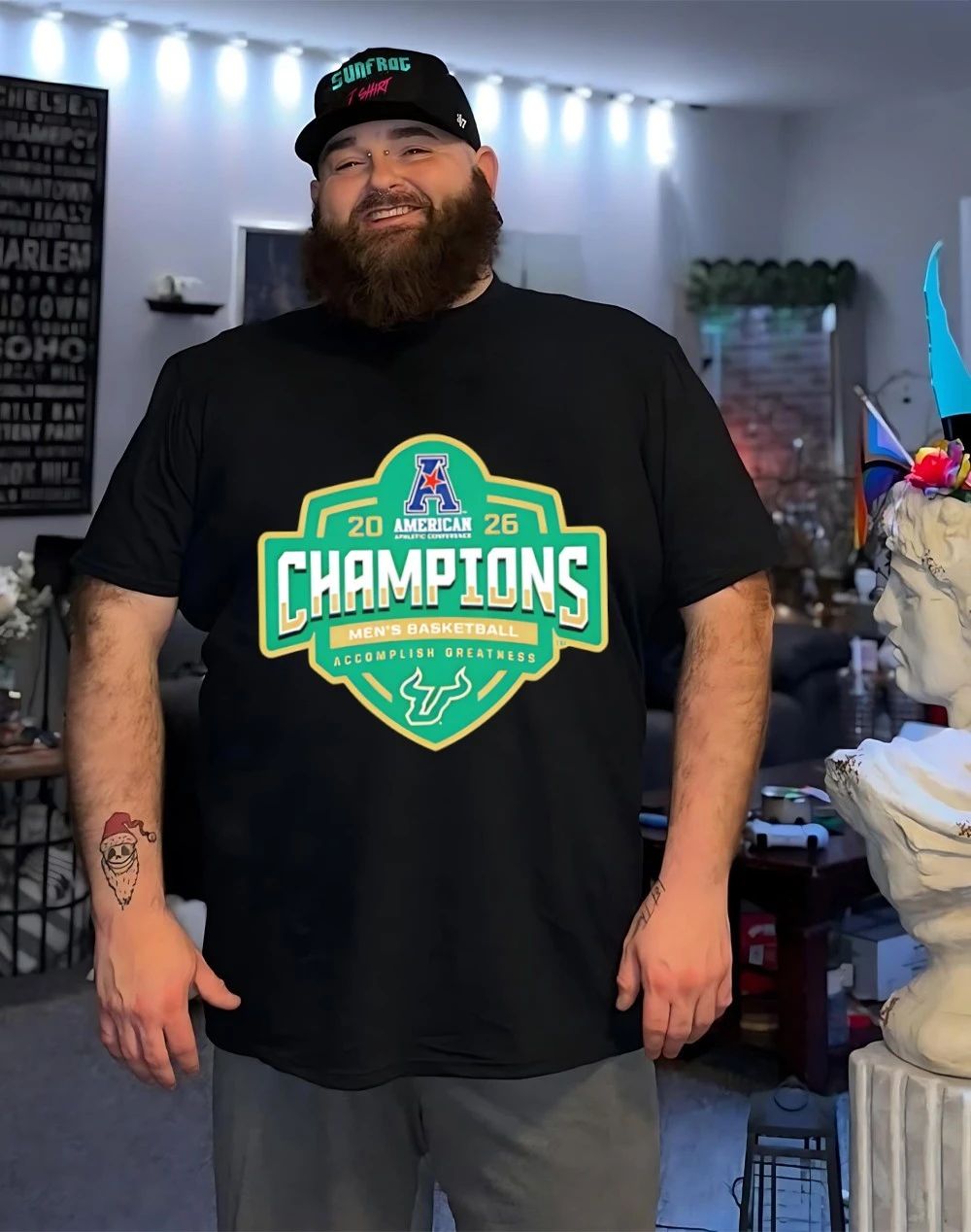 South Florida Bulls 2026 American Athletic Conference Men’s Basketball Champions classic shirt