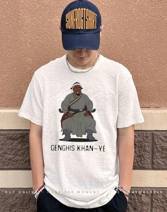 Genghis Khan Ye Kanye West meme shirt
