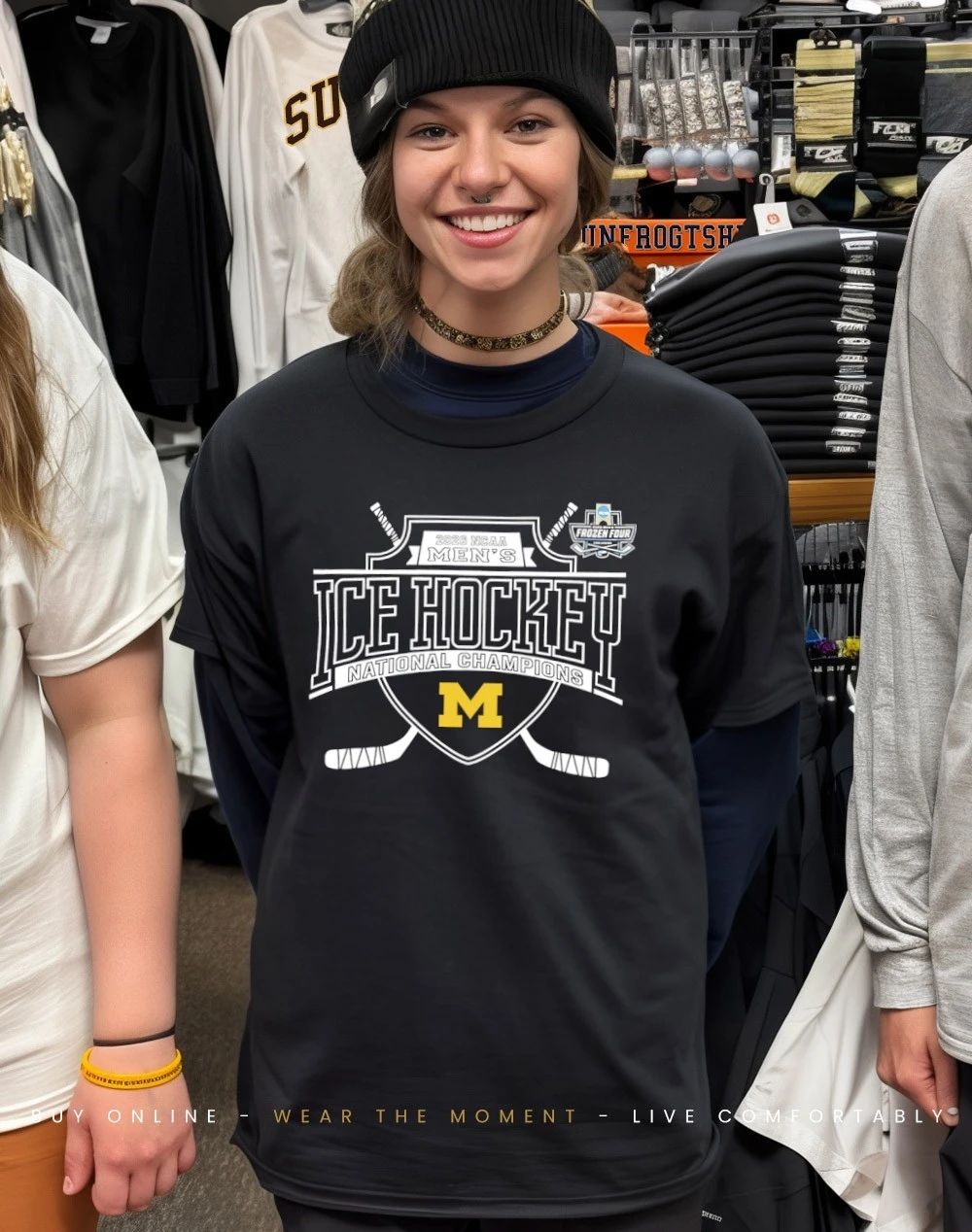 Michigan Wolverines 2026 Men’s Ice Hockey National Champions shirt
