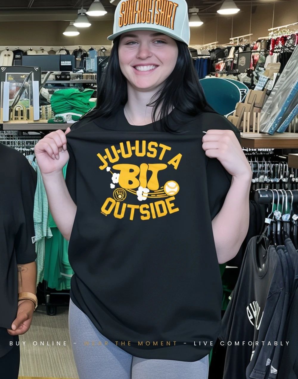Milwaukee Brewers Juuust a Bit Outside shirt