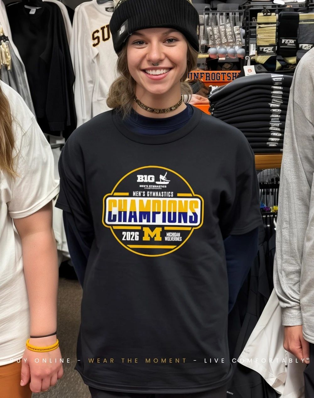 Michigan Wolverines Gymnastics Big Ten Champions Men’s NCAA 2026 shirt