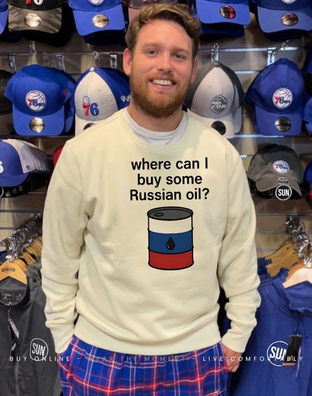 Where can I buy some Russian oil shirt