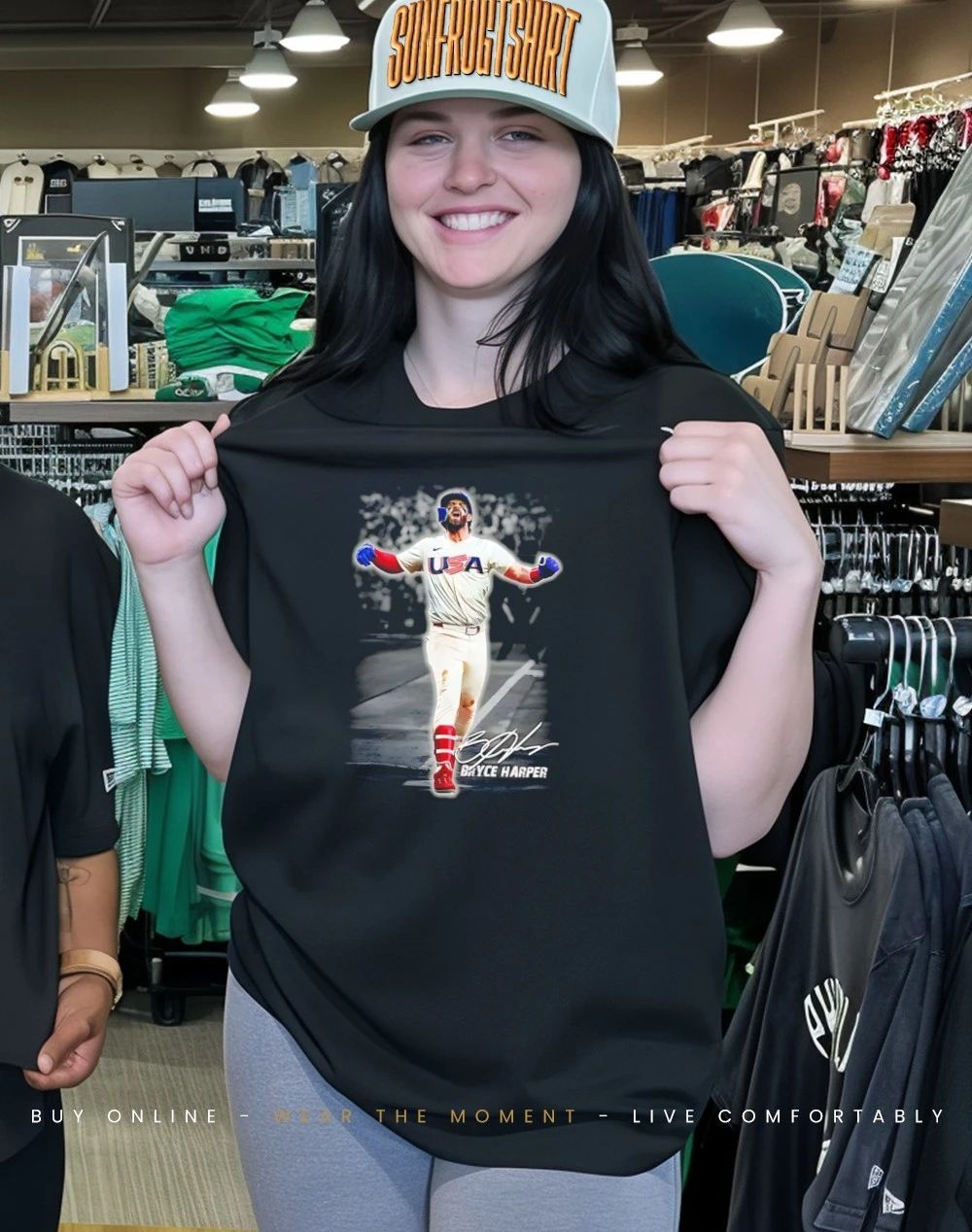 Bryce Harper USA Baseball team signature graphic ’26 shirt
