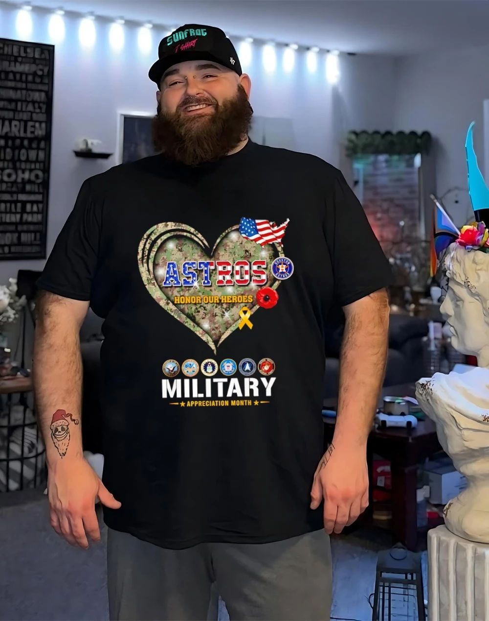 Houston Astros Honor Our Heroes Military Appreciation Month shirt