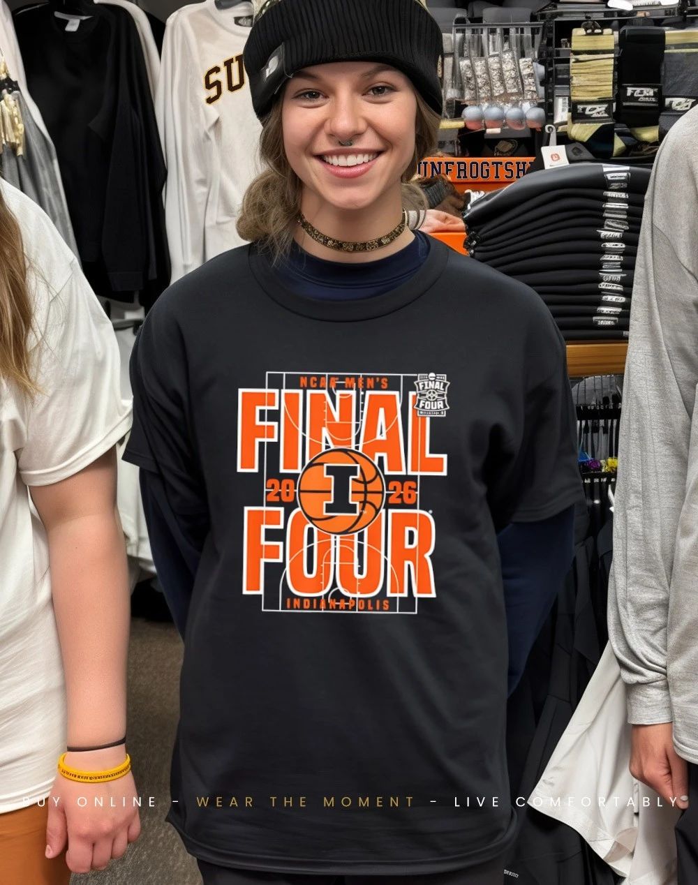 Illinois Illini Final four 2026 Men’s March Madness Basketball stadium shirt