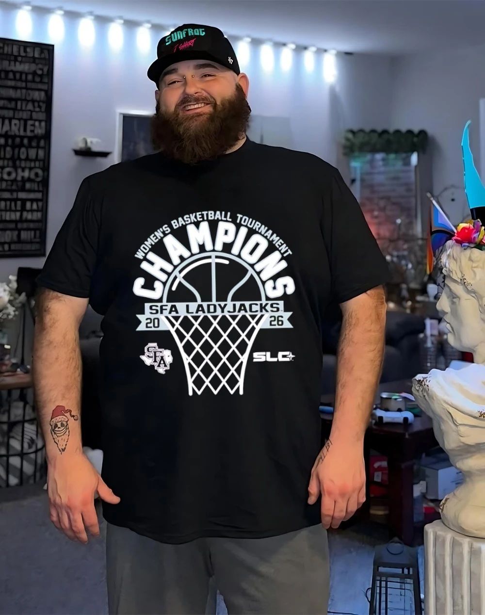Stephen F Austin Ladyjacks 2026 Southland Conference Women’s Basketball Tournament Champions shirt