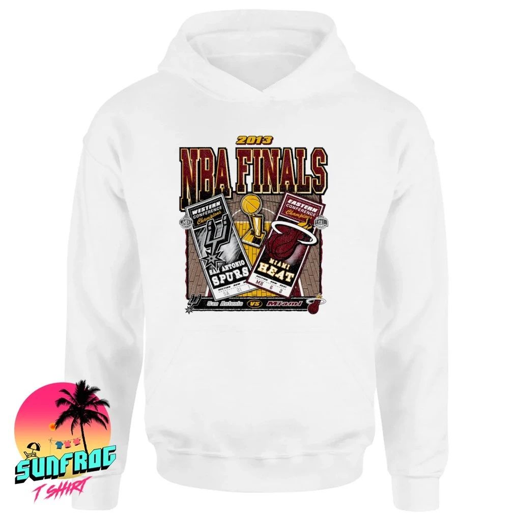 San Antonio Spurs Vs Miami Heat Nba Finals Dueling Court Matchup Shirt