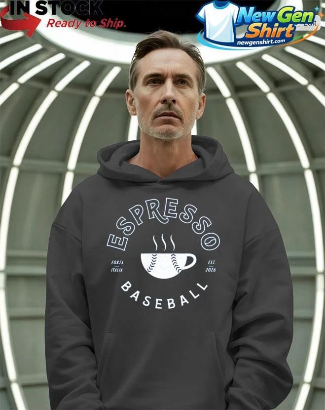 Team Italy Espresso Baseball Shirt