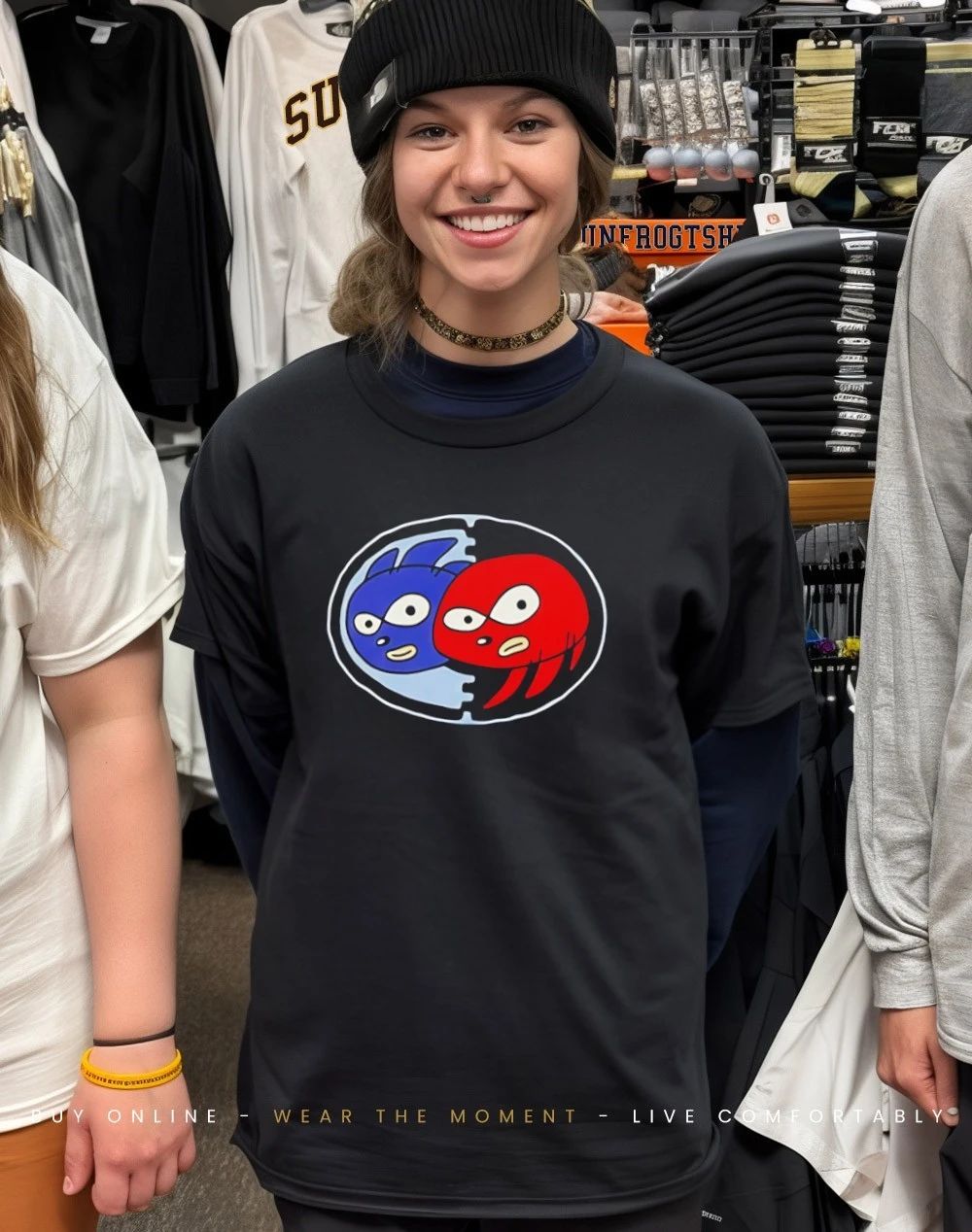 Sanic And Knackles Sega Sanic paint shirt