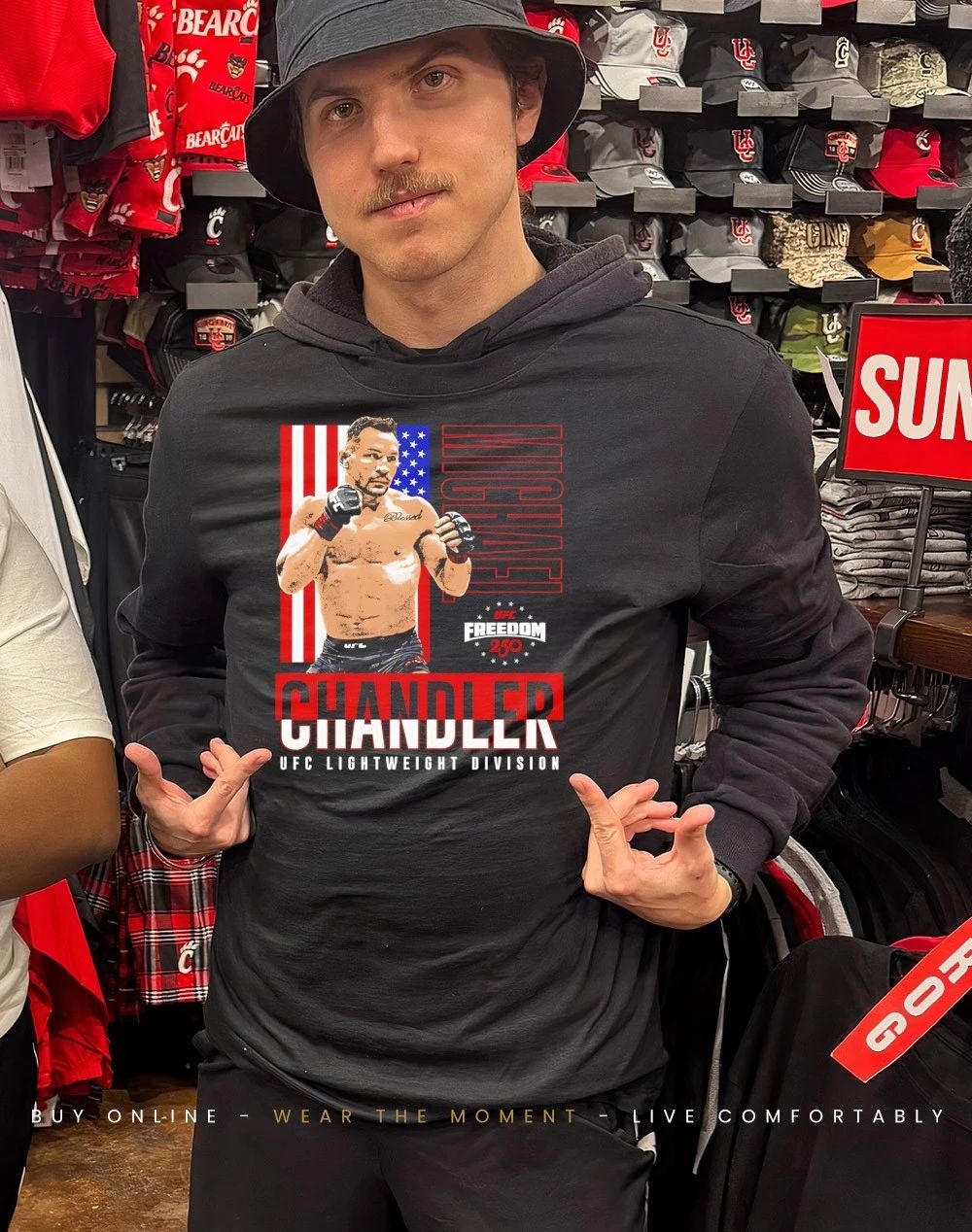 Michael Chandler UFC Freedom 250 American flag shirt