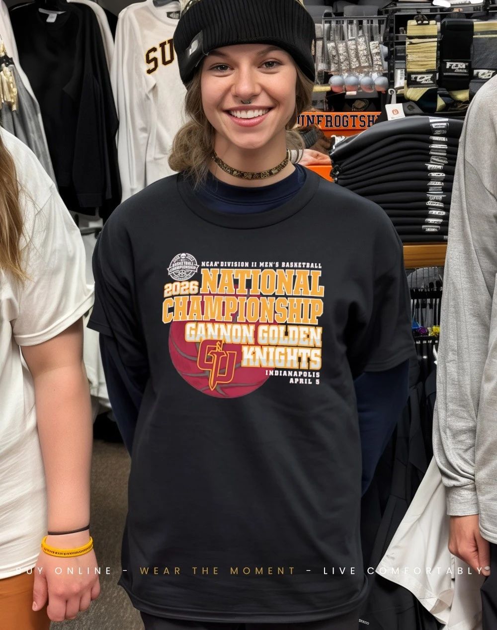 Gannon Golden Knights 2026 NCAA Division II Men’s Basketball National Championship shirt
