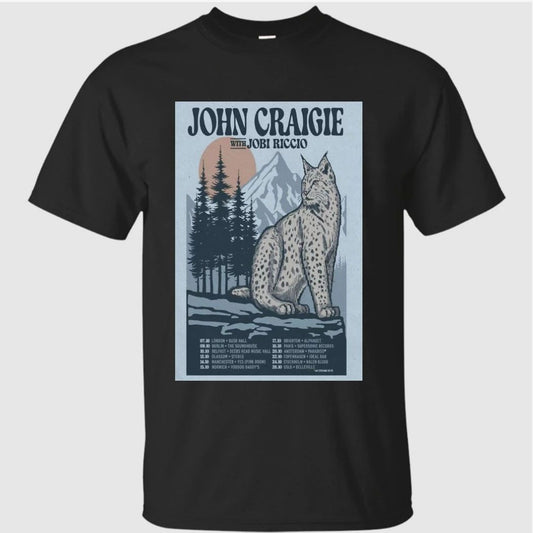 John Craigie With Jobi Riccio EU October 2026 Tour Shirt