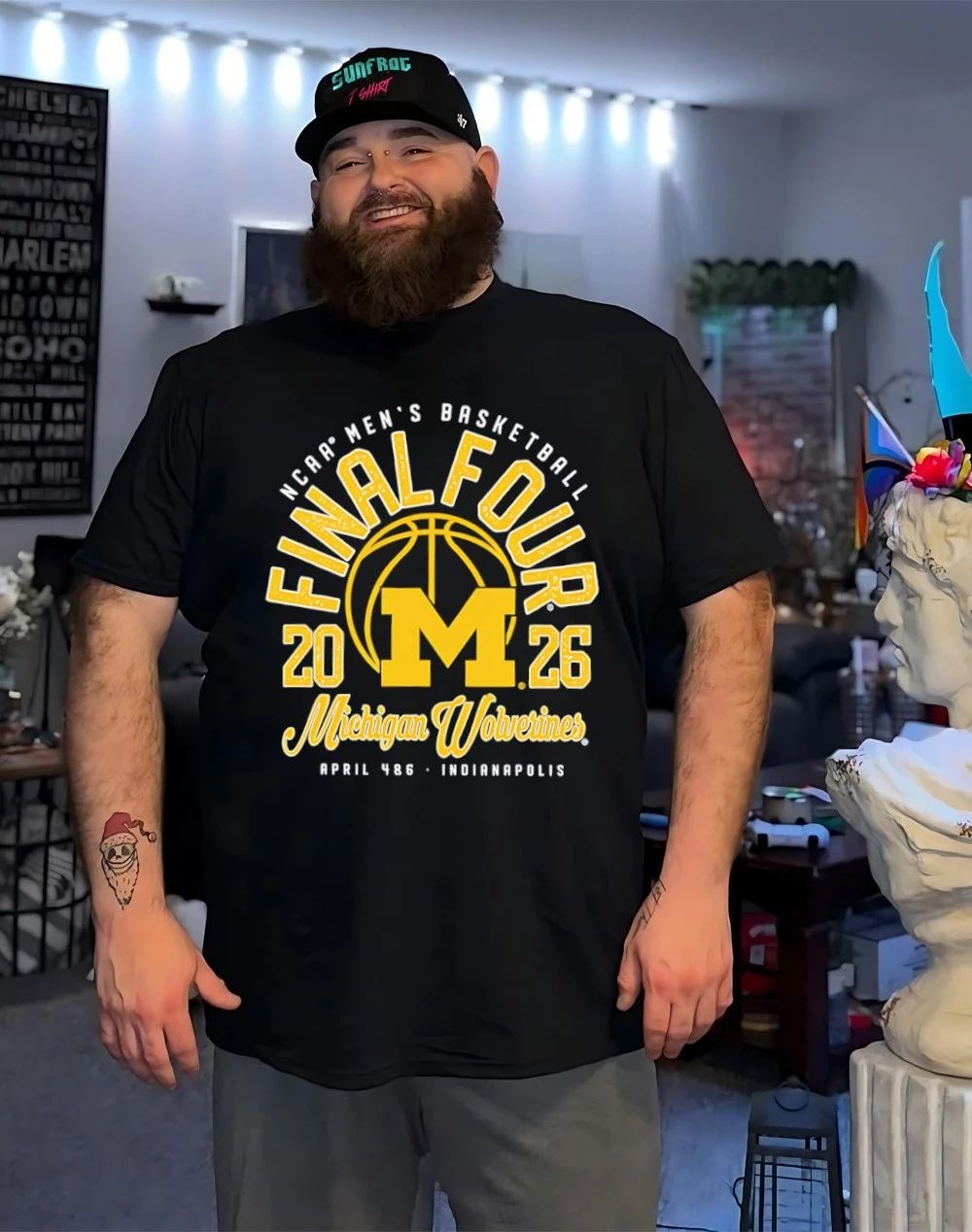 Michigan Wolverines 2026 NCAA Men’s Basketball Tournament March Madness Final Four logo shirt