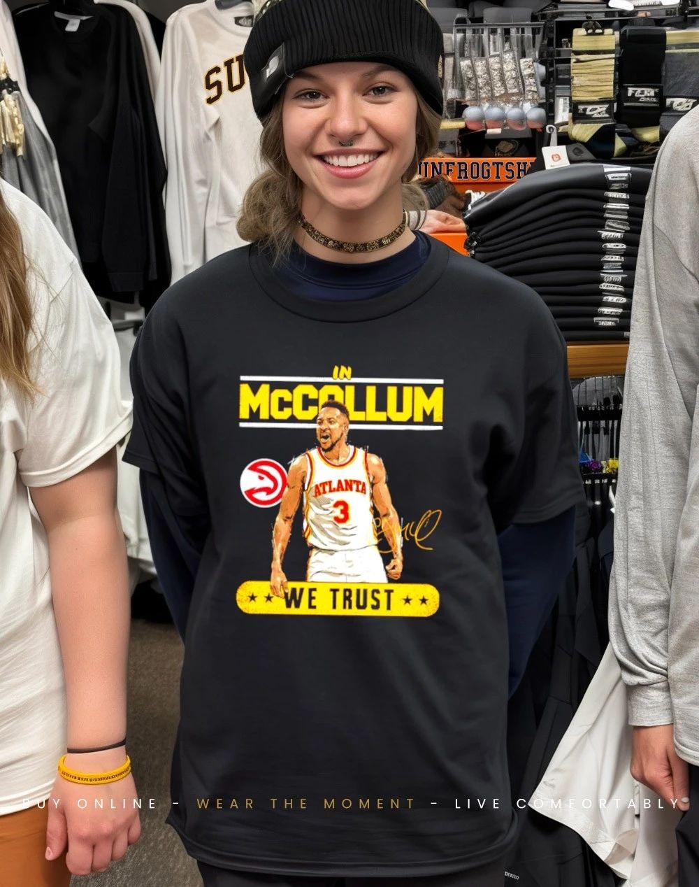 CJ McCollum Atlanta Hawks In McCollum We Trust shirt