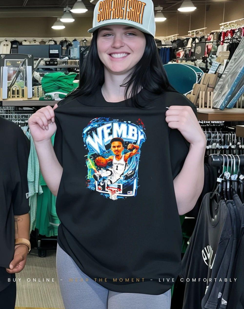 Victor Wembanyama Wemby San Antonio Spurs caricature shirt