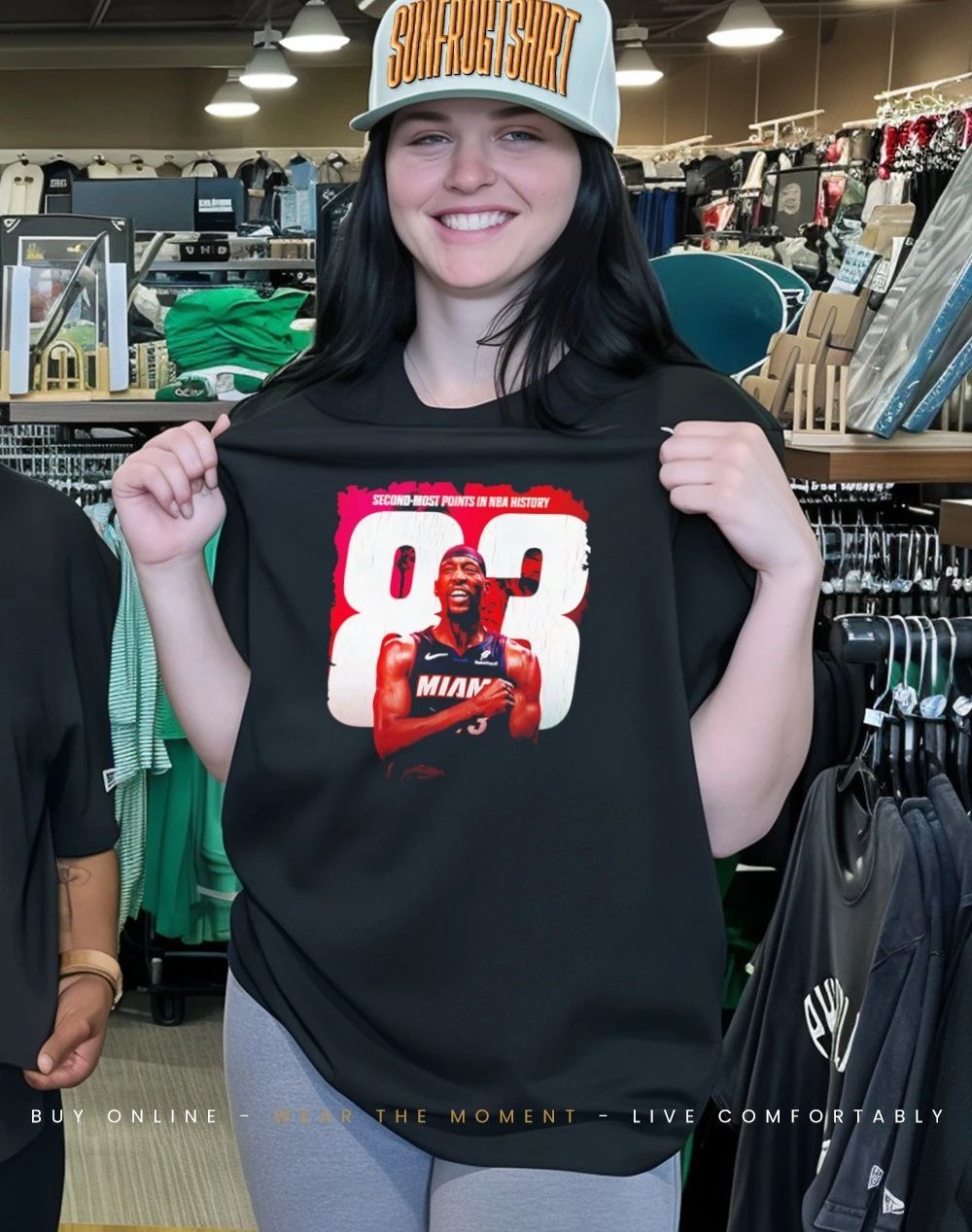 Bam Adebayo Miami Heat 83-Point Second Most Points in NBA History shirt