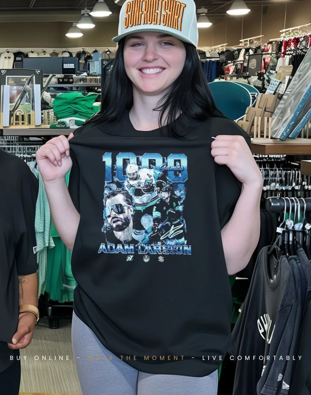 Adam Larsson 1000 Games Shirt