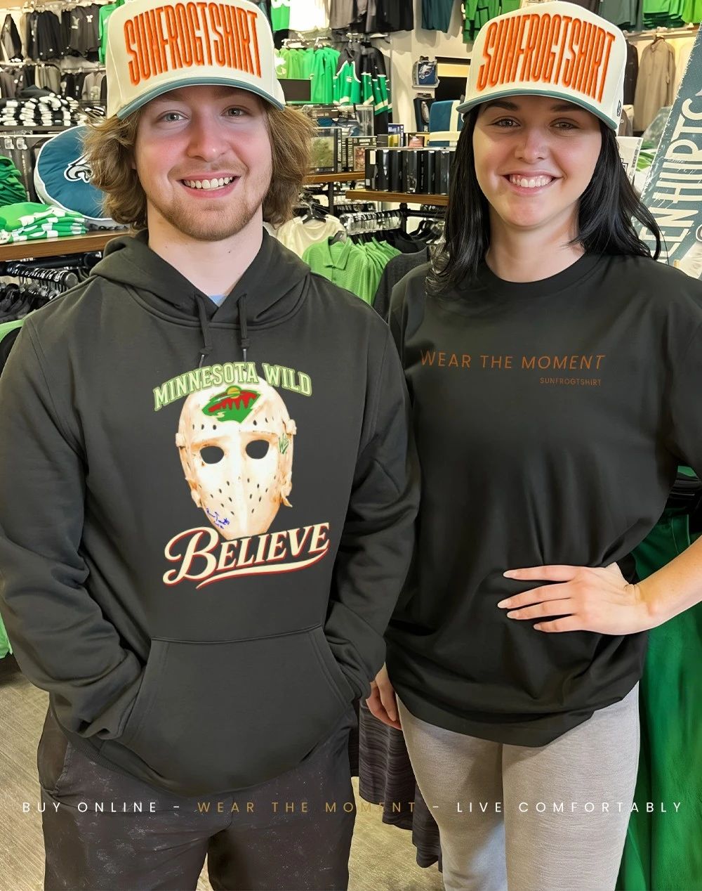 Believe Mask Minnesota Wild shirt