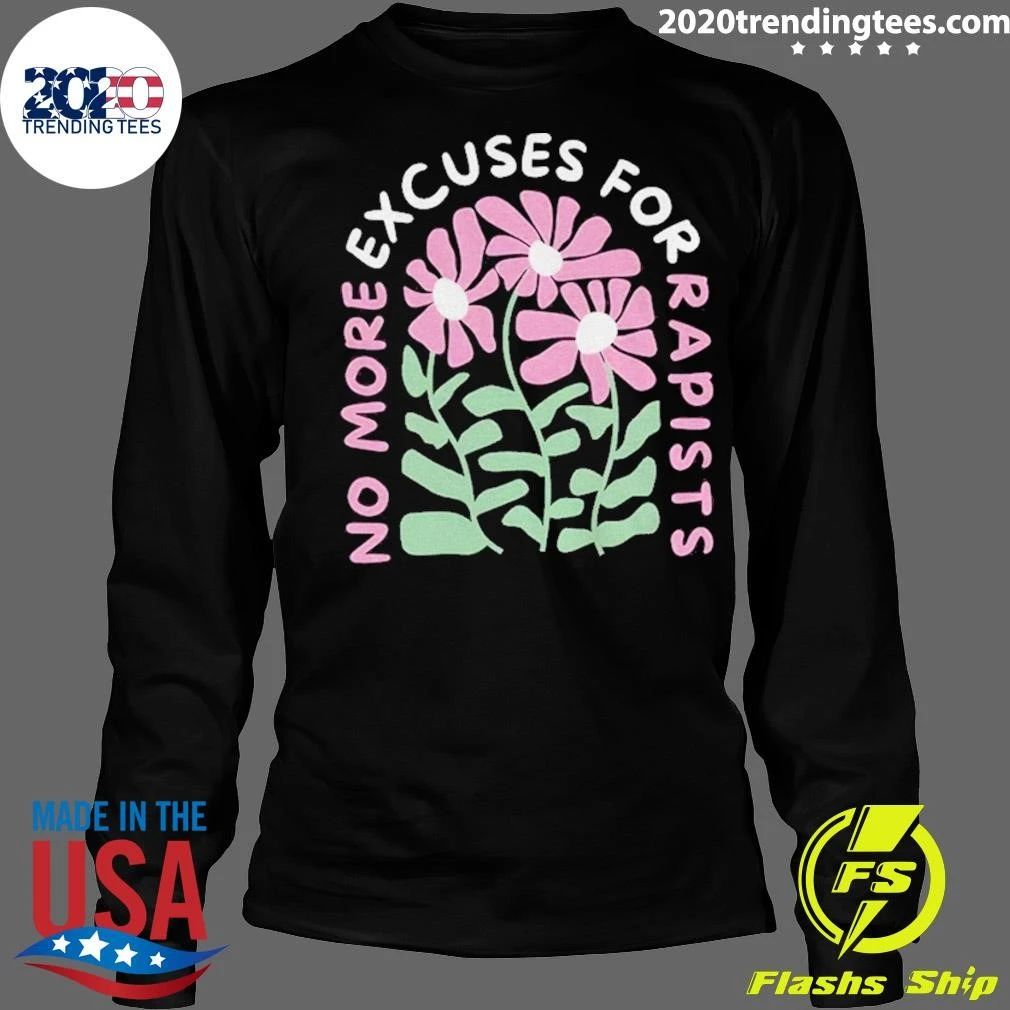Funny Jane Doe No More Excuses For Rapist T-Shirt