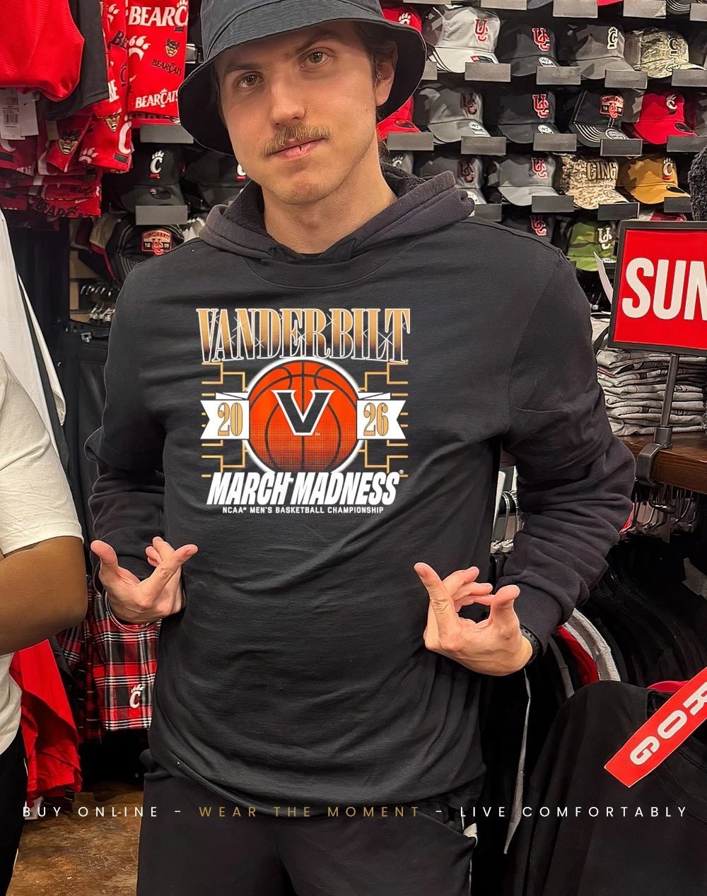 Vanderbilt Commodores MBB 2026 March Madness logo shirt