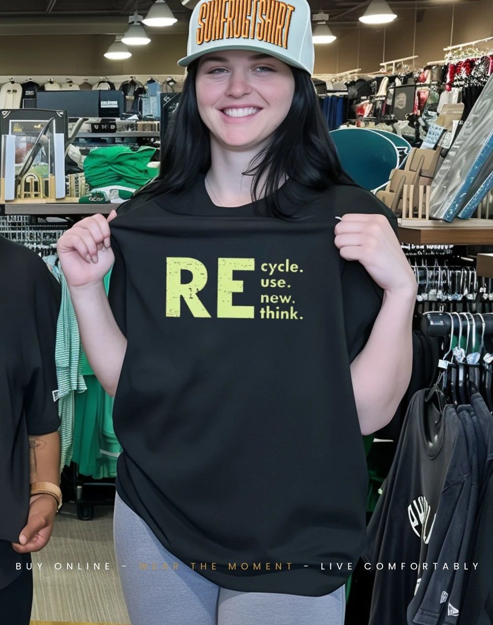 RE Think Green Cycle Use New Think shirt