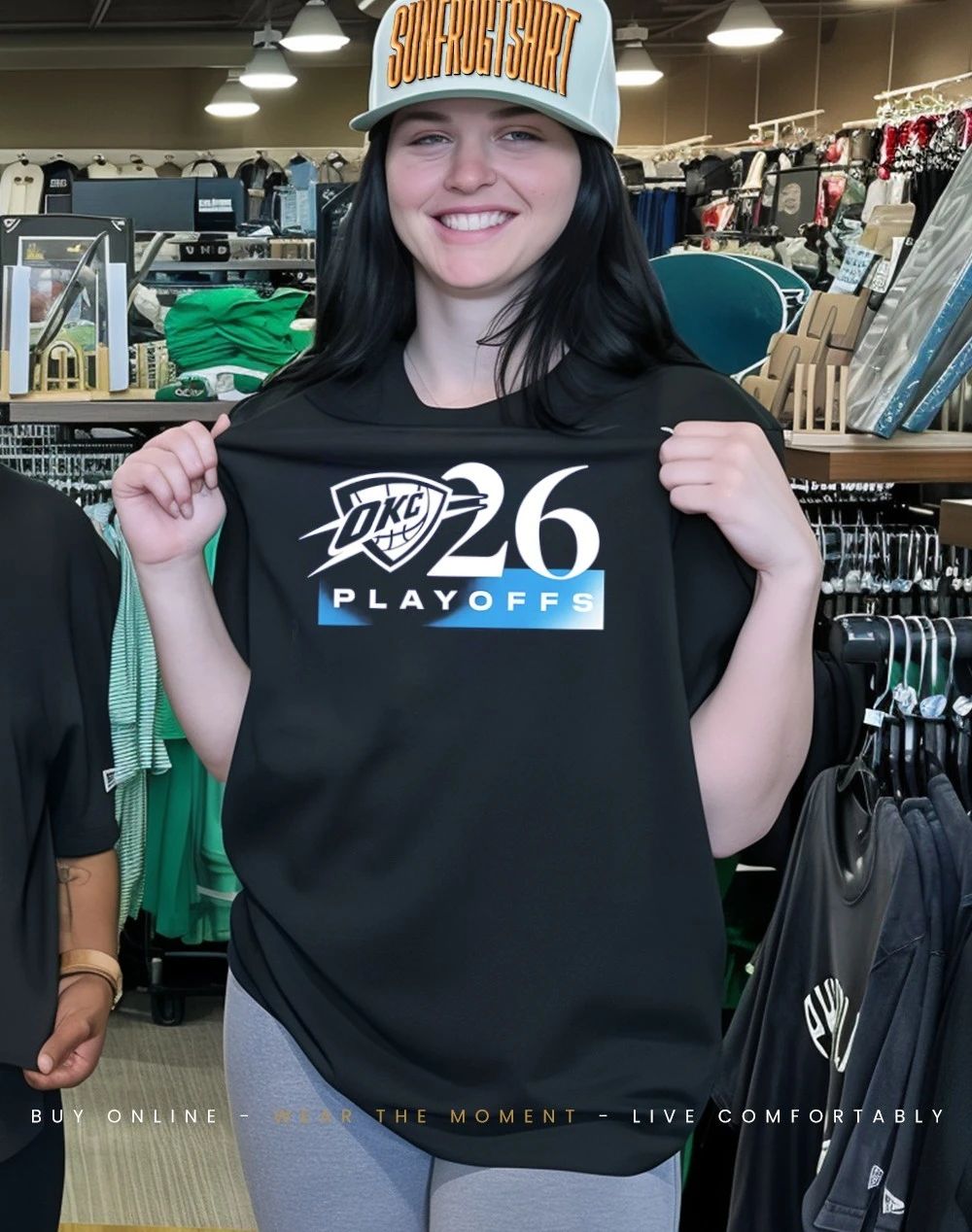 OKC Thunder 2026 NBA Playoffs Gradient shirt