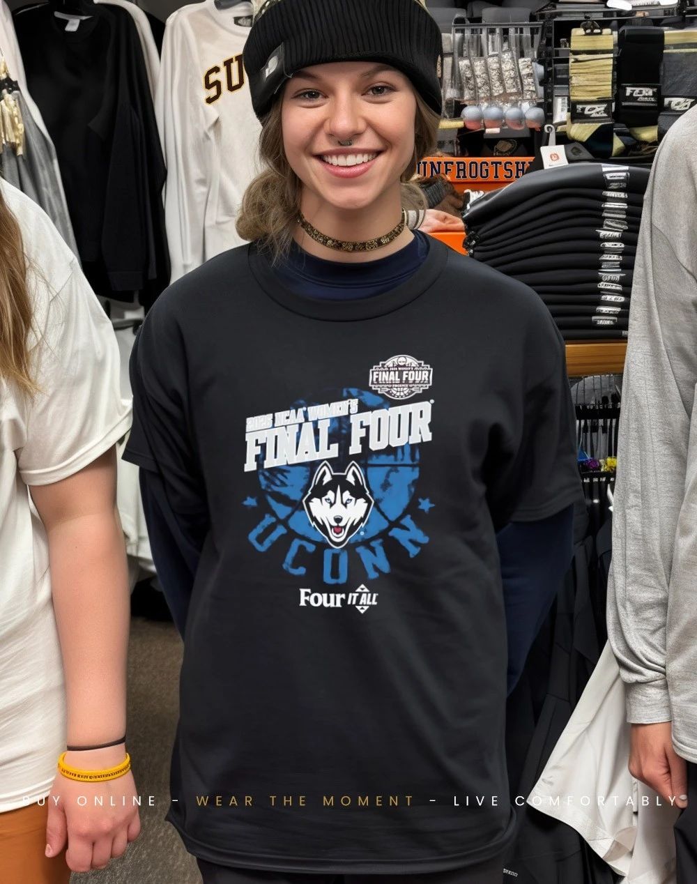 Uconn Huskies 2026 NCAA Women’s Final Four Four It All shirt
