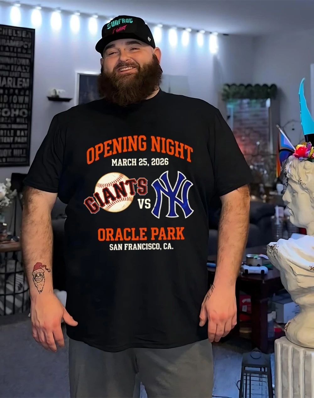 Sf Giants Vs Ny Yankees Opening Night Oracle Park 2026 shirt