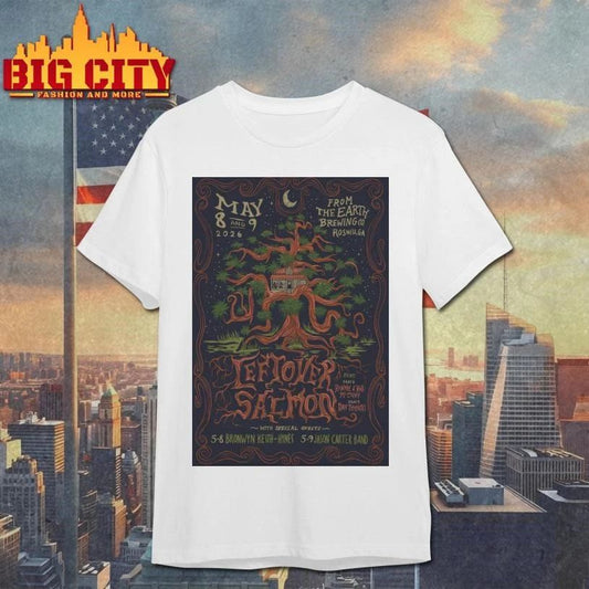 Leftover Salmon Roswell GA Tour On May 8-9 2026 Poster Shirt
