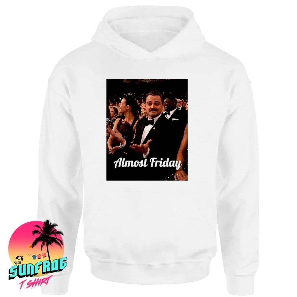 Almost Friday Leo Mustache photo shirt