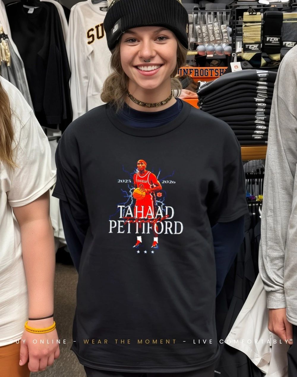 Tahaad Pettiford Auburn Basketball NCAA 2025 2026 graphic shirt