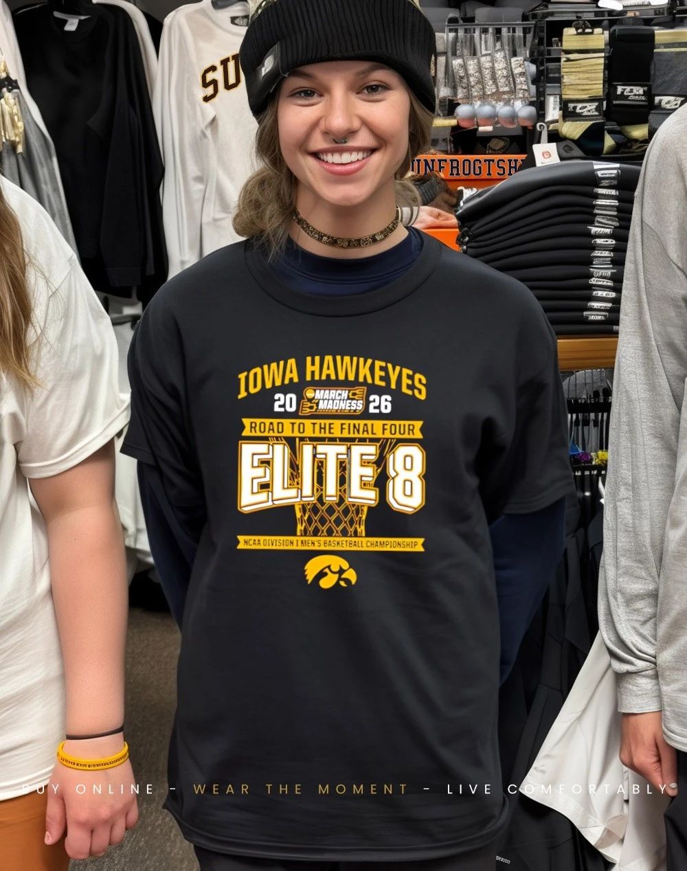 Iowa Hawkeyes Elite 8 2026 Men’s March Madness shirt